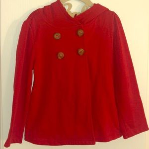 Cotton peacoat style sweater